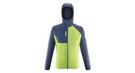 Veste softshell millet intense light vert bleu