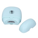 (Blue)Automatic Nail Clipper Electric Baby Nail File With Light USB