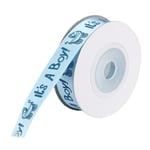 jieGorge 10 Yards It's A Boy Girl Baby Shower Ribbon Grosgrain Ribbon Gift Belt Decor, Home Decor for Easter Day (Blue)