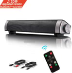 Haut-Parleur,Bluetooth TV Soundbar stéréo Filaire HD Audio,Cinéma Maison de Son pour PC,téléphone Portable,avec télécommande