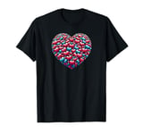 Cute Heart with Flowers and Hearts for Valentine's Day T-Shirt