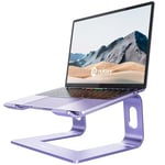 Nulaxy Laptop Stand, Ergonomic Aluminum Laptop Computer Stand, Detachable Laptop Stand Riser Notbook Hold Stand Compatible with MacBook Air Pro, Dell XPS, HP, Lenvo More10-15.6” Laptops(Purple)