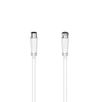 HAMA Antenna Cable SAT 90dB F-Coax White 1.5m