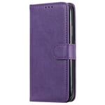 Magnet Leather Wallet iPhone 11 Lila