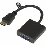 Nouveau adaptateur convertisseur vidéo HDMI in mâle to VGA out femelle PC TV ...