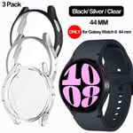 För Samsung Galaxy Watch 6 44mm Case, 2 i 1 Design Full Cover Galaxy Watch 6 44mm(2023) Tpu Cover Skärmskydd För Samsung Smart Watch 6 44mm