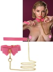 Collier en laisse bondage sexy contraignant sadomaso retenue esclave bdsm