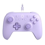 8BitDo Ultimate 2C Controller, Purple, PC/Android, Wired, Hall Effect Joysticks 