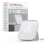 SwitchBot Hub 2 2nd Gen, work as a WiFi Thermometer Hygrometer, IR Remote Smart