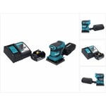 Makita DBO480 RT1 Ponceuse vibrante sans fil 112 x 102 mm 18V + 1x Batterie 5,0 Ah + Chargeur