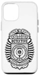 Coque pour iPhone 12/12 Pro Badge de police amusant True Crime Detective Division