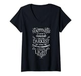 Harry Potter Happiness Quote T-Shirt avec Col en V