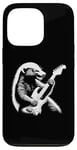 Coque pour iPhone 13 Pro Honey Badger Jouant Guitare Électrique Rock Star Guitariste