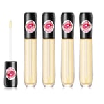 ZANLION Lip Plumper Extreme Lip Gloss Maximizer Volume Plump,Natural Lip Enhancer,Waterproof & Long-Lasting (4PCS)