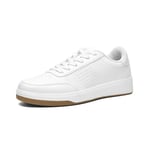 Bruno Marc Baskets pour Hommes Chaussures de Sport Homme Basket de la Mode Respirant Légère pour Marche Course Blanc SBFS2322M Taille 41.5