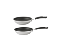 Circulon Total Frying Pan Set Black Twin Pack Non Stick Cookware - 20 & 28 cm
