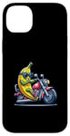 Coque pour iPhone 14 Plus Banane Moto Cool Conduire Amusant Lunettes