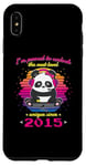 Coque pour iPhone XS Max Né en 2015 Anniversaire Fun Panda Gaming Unlock The Next Level