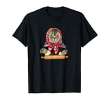 Babushka Cat, Pierogi Cat, Pierogi Babushka Lady Cat T-Shirt