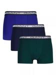 GANT Cotton Stretch Jersey Trunks, Pack of 3, Multi Multi