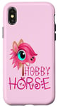 Coque pour iPhone X/XS Bâton-Cheval HOBBY HORSE HORSING PETITE-FILLE NIÈCE