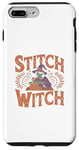 Coque pour iPhone 7 Plus/8 Plus Stitch Witch – Citation drôle de couture