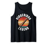 Didgeridoo Legend Retro Musician Didgeridoo Player Tank Top