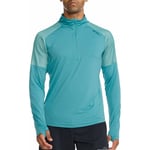 2XU Light Speed Mens Running Top Blue Long Sleeve Half Zip Run Lightweight