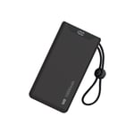 WE Batterie de secours, Power Bank, 10 000 mAh, PD 18W 1 port USB-A, 1 port USB-C pour chargement simultané - Noir - Neuf