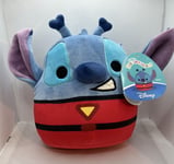 Alien Stitch Squishmallow Space Suit Disney 8" Plush Soft Toy NEW UK Red