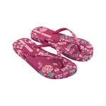 Ipanema Women's Flower Bomb FEM, Burgundy Pink, 3.5 UK