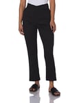 Dickies Womens FLEX Slim Fit Work Pants, 4 Regular, Black