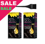 Garnier Olia 4.0 Dark Brown Hair Color 100% Ammonia Free 2-Pack