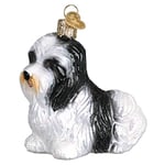 Old World Christmas Havanese Dog Collection Glass Blown Ornaments for Christmas Tree