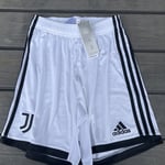 JUVENTUS - FOOTBALL  SHORTS -  WHITE ADULT  (S) - BNWT