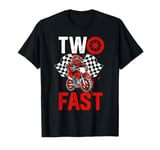 Two Fast Outfit For 2 Year Old Boy Girl Motocross Dirt Bike T-Shirt