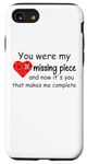 Coque pour iPhone SE (2020) / 7 / 8 You Were My Missing Puzzle Piece Valentines Day Couple Heart