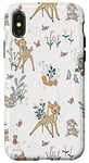 Coque pour iPhone X/XS Disney Bambi et Thumper Floral