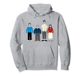 Seinfeld Character Silhouettes Pullover Hoodie