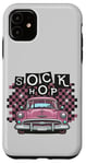 Coque pour iPhone 11 Chaussette de voiture vintage Hop