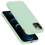 Coque pour Apple iPhone 13 PRO en LIQUID LIGHT GREEN Housse de protection Étui en silicone TPU flexible - Neuf