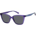 Lunettes de soleil Polaroid  PLD 8062/S Lunettes de soleil, Violet/Gris, 48 mm