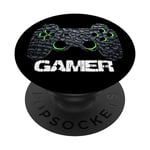 PopSockets Gamer Jeaux Video Garçons Adolescents PopSockets PopGrip - Support et Grip pour Smartphone/Tablette avec un Top Interchangeable