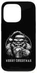 Coque pour iPhone 13 Pro Yeti Chapeau de Père Noël – Drôle Vintage Yeti Beer Amoureux de Noël