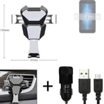 Support Voiture pour Energizer Ultimate U505S + CHARGEUR téléphone montage év