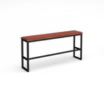 Otto Urban Poseur benching solution high bench 1650mm wide with upholstered seat pad - made to order