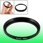 Digital Camera Filter Stepping Adapter Metal Step Up Ring 43.5mm-46mm