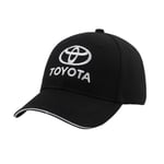 1 st svart Toyota keps för män TOYOTA bil logotyp broderad baseball