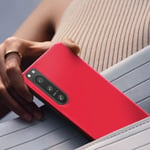 Avizar Case for Sony Xperia 1 VI Anti-Tracking Mat, Red