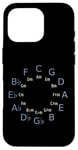 iPhone 16 Pro Circle Of Fifths/Fourths Music Theory Tool for Musicians Case